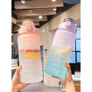 kit 3 Garrafa 2000ml de Água com Adesivos 3D